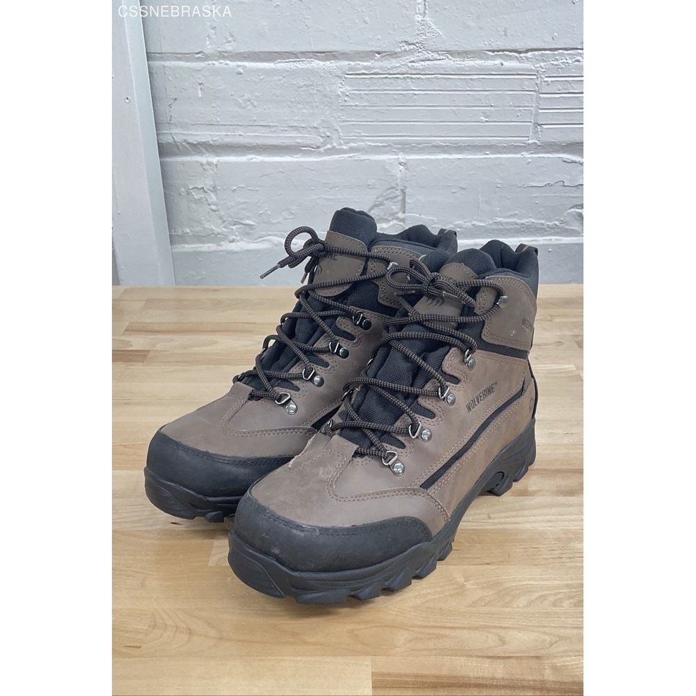 Wolverine Brown/Black Spencer Waterproof Hiking Boot Men - Size 13